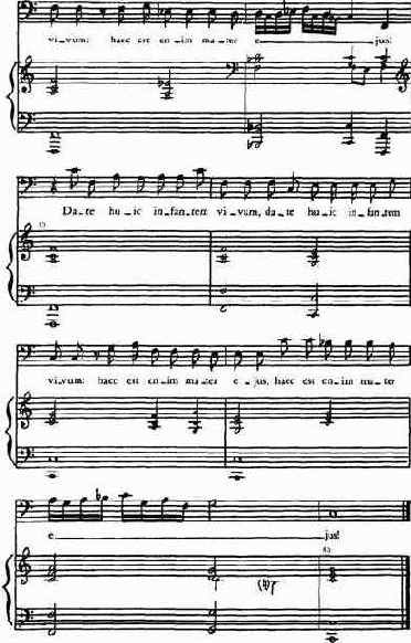Джакомо Кариссими (1605—1674) Сцена из оратории «Суд Соломона»