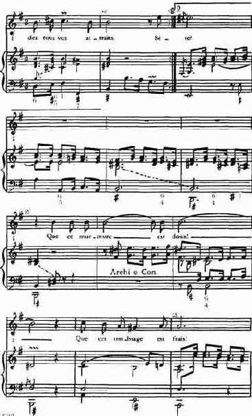 Жан Филипп Рамо (1683—1764). Сцена из оперы «Кастор и Поллукс»