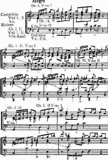 Георг Фридрих Гендель (1685—1759). Concerto grosso До мажор, I часть
