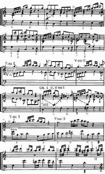 Георг Фридрих Гендель (1685—1759). Concerto grosso До мажор, I часть