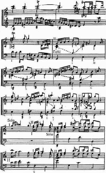 Георг Фридрих Гендель (1685—1759). Concerto grosso До мажор, I часть