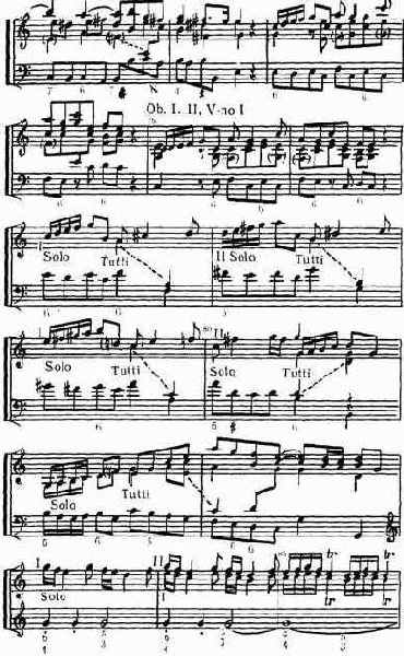 Георг Фридрих Гендель (1685—1759). Concerto grosso До мажор, I часть