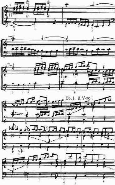 Георг Фридрих Гендель (1685—1759). Concerto grosso До мажор, I часть